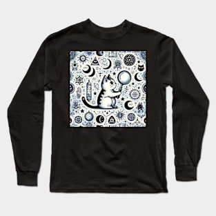 Mystic Feline Explorer Long Sleeve T-Shirt